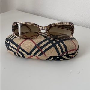 Rare Burberry plaid sunglasses